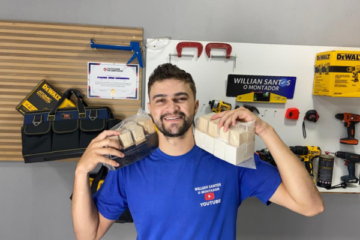 Willian Santos, montador de móveis em Goiânia